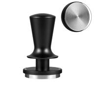 Prensa de café de 53,35 mm con resorte calibrado y nivelación automática, herramienta de prensa manual de acero inoxidable para baristas y elaboración casera, diseño de resorte (53,35 mmT6000-OS)