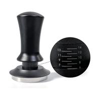 Prensa de café de 58 mm/51 mm con base ondulada, nivelación, calibración de presión constante, resorte, herramientas de barista, accesorios for espresso(58mm)