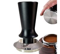 Prensa de café de acero inoxidable para granos de café, accesorios para , base de diseño extraíble, herramienta de manipulación, se adapta a máquinas de café semiautomáticas de calibre 53 mm