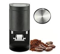 Prensa de café eléctrica de 58MM, máquina automática de prensado de café expreso en polvo, presión de 5-30KG, 1-3 ciclos de apisonamiento(Black)