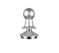 Prensa De Café Resistente De 51 Mm, 53 Mm, 58,5 Mm, 13,6 Kg, Presión Constante, Compatible Con Cafeteras DeLonghi Y Breville, Accesorios, Herramienta De Barista, Regalo.(53mm,Silver Waffle Base)