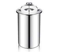 Prensa de carne de acero inoxidable para hacer jamón con termómetro para comida casera, carne y roulade 304, grado alimenticio, capacidad de 2 libras (1 kg)