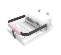 Prensa de encuadernación portátil para 20 hojas de papel, perfecta para hacer diarios individualizados, suministros de encuadernación de calendario