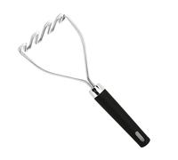 Prensa de frijoles de cocina de acero inoxidable, triturador manual para puré suave, triturador de frutas para aguacate resistente, exprimidor de frutas
