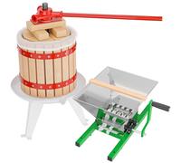 Prensa de frutas bayas y mosto de 12L + triturador de frutas y bayas de 7L Elaboración de bebidas