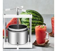 Prensa de frutas manual, exprimidor con cesta de acero inoxidable, prensa para , prensa , prensa de naranjas para molino de frutas, verduras, frutas, uvas, exprimidor manual