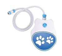 Prensa de fuente de agua para perros al aire libre,Prensa de patas de fuente de agua para perros | Juguete rociador para perros al aire libre | Fuente de agua para perros de fácil activación, dispensa