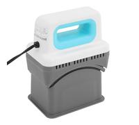 Prensa de gorras con control de temperatura de 4 niveles (266-374°F), prensa caliente con placa calefactora curvada y 300 W de potencia, prensa de transferencia con apagado de seguridad y agujeros de