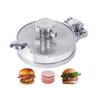 Prensa de hamburguesas - Máquina ergonómica para carne de res vegetariana, elegante, elegante, mango deslizante, aleación de aluminio, multiusos, para uso en interiores y exteriores, funcional y