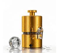 Prensa de Hielo en Forma de Fútbol, Kit 60mm & 70mm en Aleación de Aluminio Aeronáutico, Máquina de Compresión Rápida para Whisky, Accesorio de Bar Profesional(60mm)