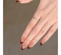 Prensa de invierno uñas leopardo impresión uñas postizas almendras uñas artificiales consejos franceses para viajes diarios y celebraciones