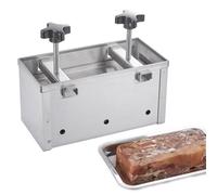 Prensa de jamón de acero inoxidable para carne casera, presurización de doble tornillo, capacidad de 1 a 10 kg, herramienta de formación de hamburguesas para cocina doméstica