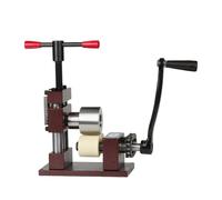 Prensa de joyería de metal resistente, máquina laminadora multifunción con eje de goma marrón, 1 pieza