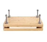 Prensa De Libros: Madera, Kit De Encuadernación De Libros, Encuadernadora De Papel Portátil | Herramienta De Encuadernación Manual Fácil De Usar, Prensa De Flores Portátil Para Encuadernación Hecha A