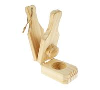 Prensa de madera de plátano , herramienta prensadora de puré de plátano, para cocina, preparación de alimentos, hogar, camping, , bufé, ensalada