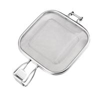 Prensa De Malla Para Tostadas - Moldeadora Circular Para Sándwiches, Estampadora De Pan Metálica | Utensilio De Cocina Duradero De 10,43x6,3 Pulgadas Para Formar Bagels, Croissants, Hamburguesas, Gofr