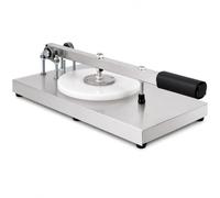 Prensa de masa de pizza, máquina de acero inoxidable con brazo ajustable, herramienta fácil de usar para cocinas domésticas y comerciales, perfecta para los amantes de la pizza y entusiastas de la