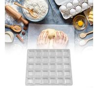 Prensa de masa de ravioles para molde para hacer bolas de masa y pasta con base estable, herramienta de cocina diseñada para hacer pasta de forma cuadrada