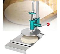 Prensa de masa manual de acero inoxidable comercial, perfecta para masa de pizza casera, pastelería, tortilla y preparación de dosas
