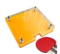 Prensa de pádel de tenis de mesa - ABS 21 x 19 cm | Cortador de bordes de goma | Herramienta de recorte de pádel | Cortador de goma manual preciso para entrenadores, principiantes, clubes, juegos de