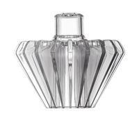 Prensa de papel de filtro de café para origami, cono de prensado de papel acrílico para Hario V60 y Kalita Wave transparente, asistente de papel de filtro de café para verter sobre la preparación