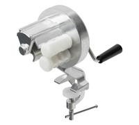 Prensa de pasta manual, máquina de pasta casera con abrazadera de mesa, de aleación de aluminio, prensa de pasta de conchas simple para la familia, bricolaje y hogar