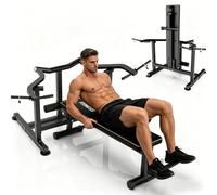 Prensa de pecho con brazos convergentes independientes, dispositivo de entrenamiento robusto con banco inclinado plano ajustable, dispositivo de entrenamiento de fuerza para gimnasio en casa para