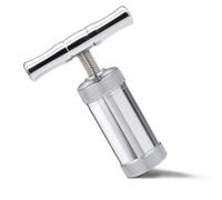 Prensa de polen, 1 pieza de prensa de polen de acero inoxidable, prensa T, herramienta de prensa de polen T, compresor de polen con mango en T para hierbas, especias, ajo, pimienta, sal, plata