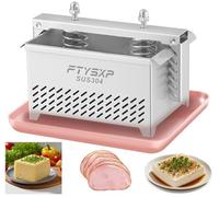 Prensa de queso de acero inoxidable 304, prensa de tofu de presión ajustable, prensa de queso y jamón, segura y fácil de usar, fabricante de tofu, fabricante de paneles, seguridad para lavavajillas