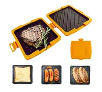 Prensa de sándwich, utensilios de cocina antiadherentes portátiles | Prensa de pan de cocina para sándwiches | para reuniones en el hogar, apartamento, dormitorio, , viajes, tostadas, desayuno