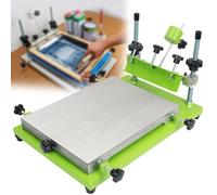 Prensa de serigrafía con revestimiento resistente al calor y base gruesa para vidrio mediano