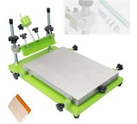 Prensa de serigrafía con revestimiento resistente al calor y base gruesa para vidrio mediano