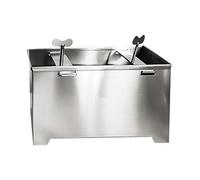 Prensa de soja manual ajustable con agujero de drenaje de acero inoxidable, molde de alimentos , prensa Paneer para el hogar, picnic, cocina casera, queso, comida de soja, vegetariana