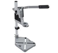 Prensa de taladro portátil, mini prensa de taladro engrosada de aleación de aluminio, multifuncional y fácil de instalar para perforar agujeros perpendiculares y en ángulo, portátil