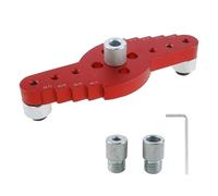 Prensa de taladro Professional 2In1 Centro Punch Locator Material de alta precisión Dowel Dowel JIG 6-10mm Guía de perforación de orificio Anujano Localizador de perforación Para una instalación rápid