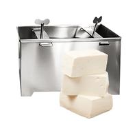 Prensa de tofu - Acero inoxidable Manual Multifuncional | Prensa para fabricantes de queso Utensilios de cocina - Para cocinar y preparar alimentos Queso casero Vegetariano Camping Picnic