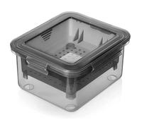 Prensa de tofu eficiente con sistema de drenaje de 3 capas: drenaje integrado, apta para lavavajillas, ideal para cocinar en la cocina.