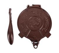 Prensa de Tortillas de Hierro Fundido 27cm con Mango 22cm - Durable, Fácil de Usar y Versátil para Pan Plano, Tortillas y Repostería Casera