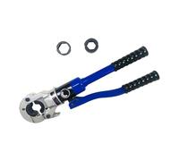 Prensa de tuberías Prensa hidráulica Crimpadora Máquina prensadora de tubos 1/2", 3/4", 1", 10T Herramienta de Prensa - Azul, Negro, Plata