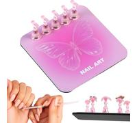 Prensa en uñas soporte - accesorios de ejercicio de manicura para la práctica - Soporte para ejercicios para puntas de uñas, para salón de belleza, escuela de arte, en el hogar,