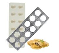 Prensa For Ravioles De 12 Agujeros, Compatible Con KitchenAid. Juego De Cortadores De Pasta For Dumplings Y Pelmeni.