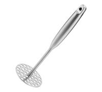 prensa, herramientas de preparación gourmet, puré, cabeza de acero inoxidable, colador sin esfuerzo, fácil de limpiar, utensilio de cocina más vendido para cocinar, plata de 11 pulgadas para frijoles