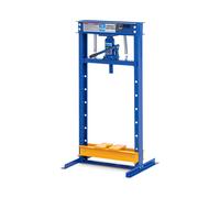 MSW - Prensa de taller de 12 t regulable en altura (7 posiciones), carrera: 130 mm, mesa: 540 x 170 mm, acero al carbono, prensa hidráulica, prensa hidráulica