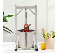 Prensa hidráulica de vino de acero inoxidable para equipos de fabricación de jugos de frutas, uvas y sidra