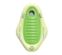 Prensa inflable niños flotador de agua grueso PVC construcción no resbalón asas para seguridad de natación prensa llenado balsa para niños