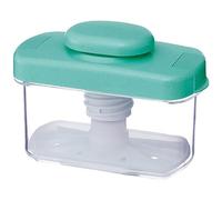 Prensa instantánea de verduras Tsukemono, contenedor rectangular fabricado en Japón, sin BPA (verde, 0,8 L)