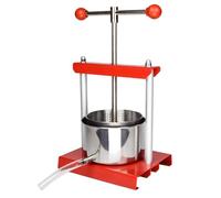 Prensa manual de acero inoxidable para hacer tinturas de frutas, jugos de verduras, queso y hierbas
