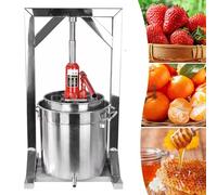 Prensa manual de acero inoxidable para sidra y vino con gato hidráulico, prensa de tintura para triturar uvas y bayas, equipo de fabricación de aceite de oliva