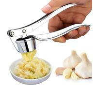 Prensa manual de ajos para cocina, pelador de ajos grande, pelador de ajos, prensa de ajos doméstica, pelador de ajos para carne picada fina y gruesa, prensa de ajos (B)