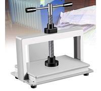 Prensa manual de encuadernación para papel A4/A3, máquina de aplanar resistente con doble varilla de equilibrio, perfecta para encuadernación y prensado de papel